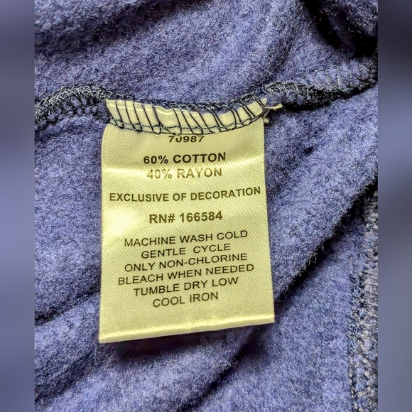 NWOT GAP Navy Logo Hooded Sweatshirt Size Large - Picture 7 of 7